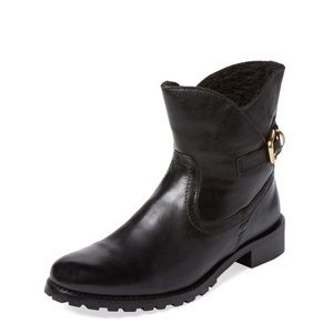 Catherine Malandrino: Black Shellie Buckle Bootie